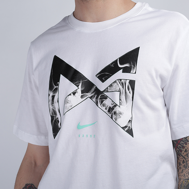 мужская белая футболка Nike PG Dry Tee BQ3653-100 - цена, описание, фото 2